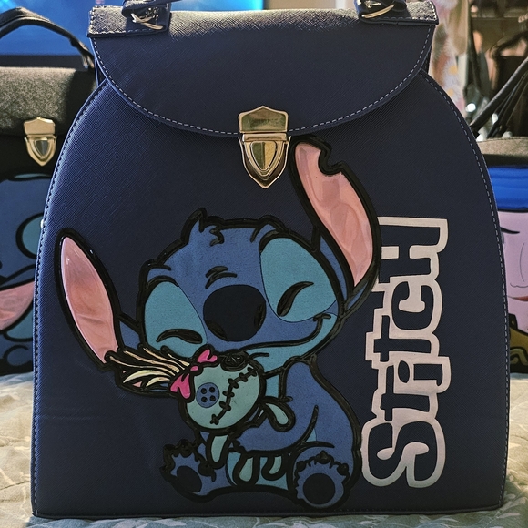 Handbags - Stitch Blue Backpack